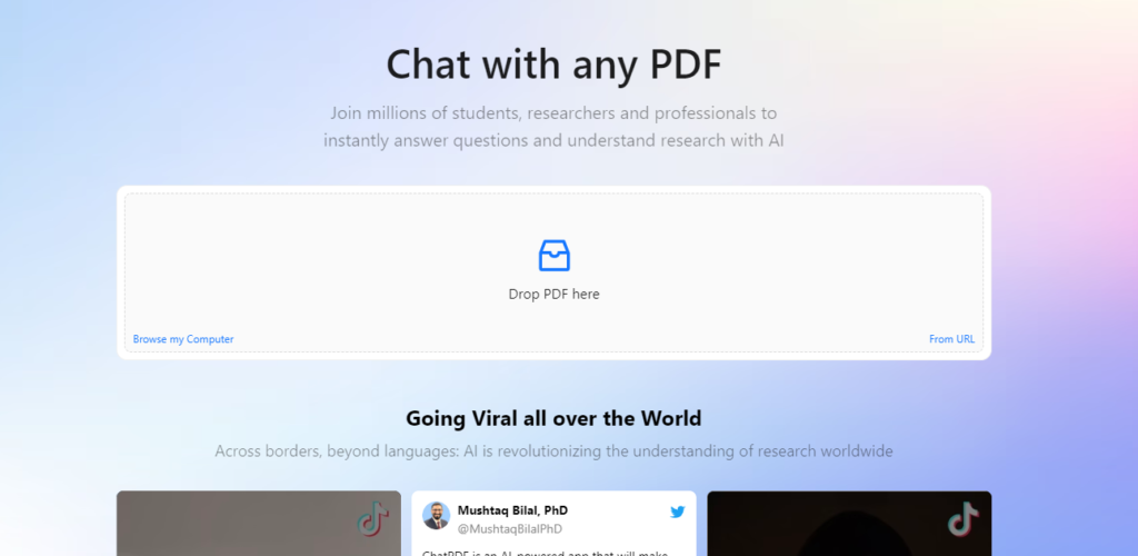 chatgpt alternative chatpdf