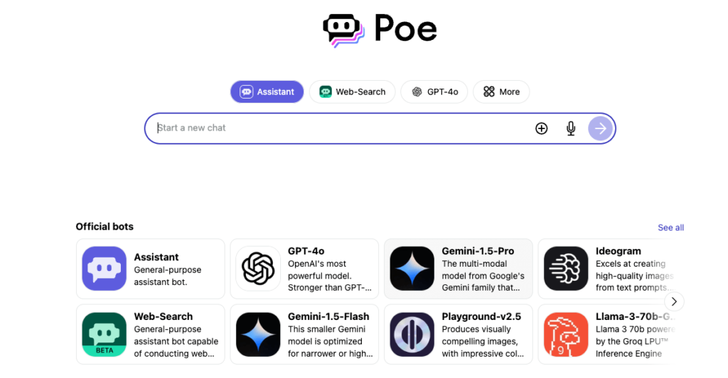 poe ai chatbot
