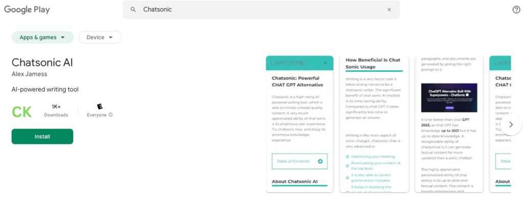 best chat gpt app for android