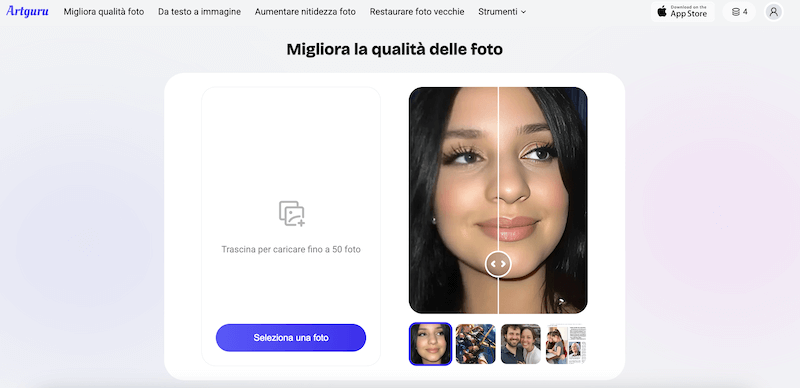 Migliora la qualità delle foto it