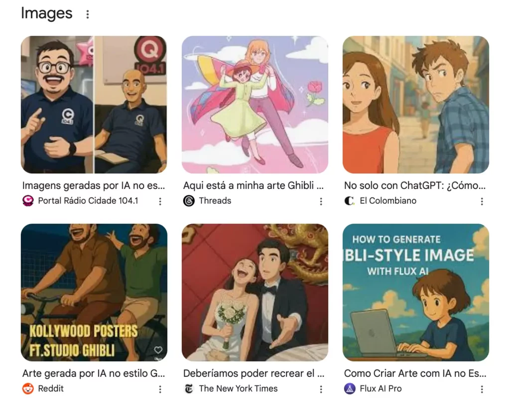 Arte de IA no Estilo Ghibli está se Tornando Viral