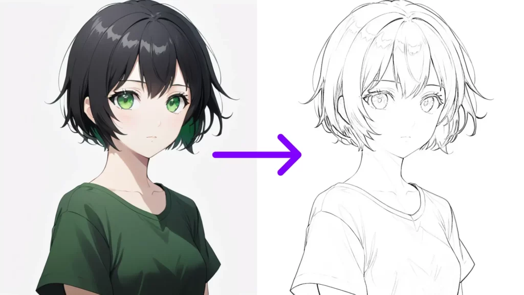 transformar foto em desenho de linha