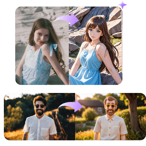 Convierte tu imagen en un dibujo animado