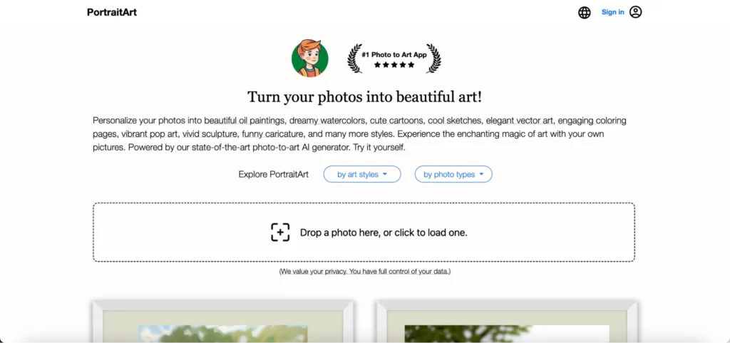 PortraitArt-photo to line drawing