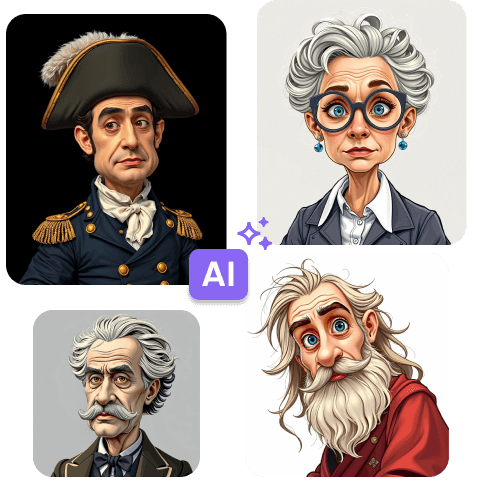 Make Caricature with Text