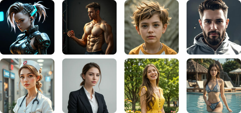 Generate Unique and Realistic Humans in Seconds