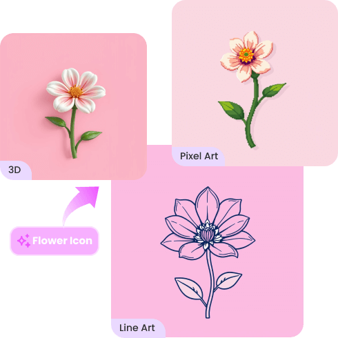 Turn Your Text into Icons with AI Icon Generator