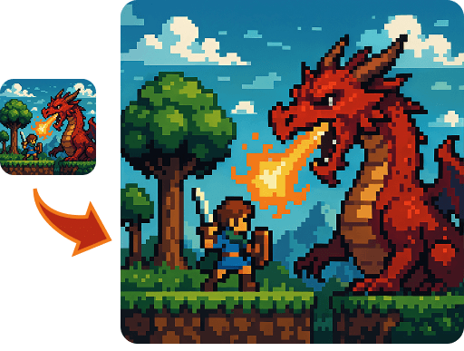 Increase the Clarify of Your Pixel Art in Seconds