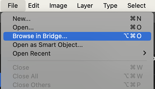 Шаг 1: Открыть в Camera Raw