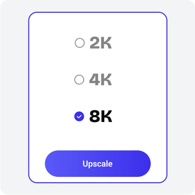 upscale image to 8K with Artguru