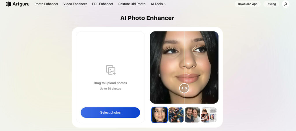 Artguru image enhancer