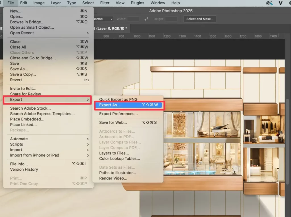 Step 5: Export your image properly