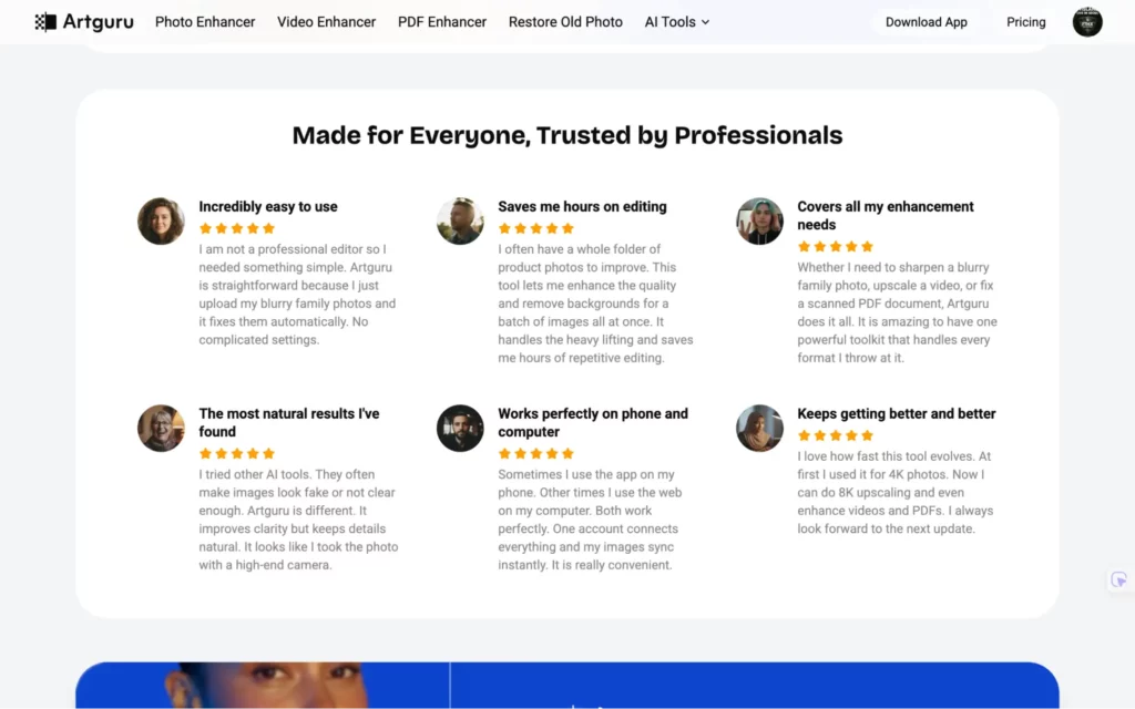 Users' comments of Artguru