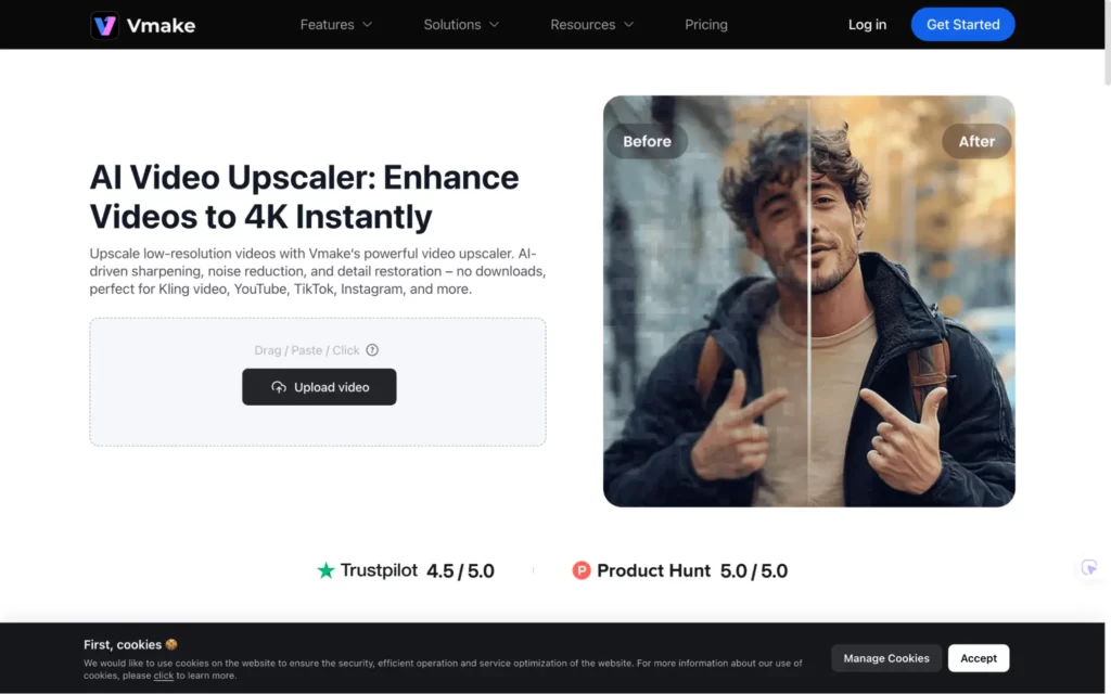 Vmake Video Upscaler