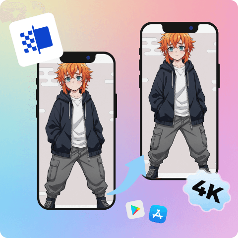 Enjoy Waifu2x Image Enhancer on Your Phone