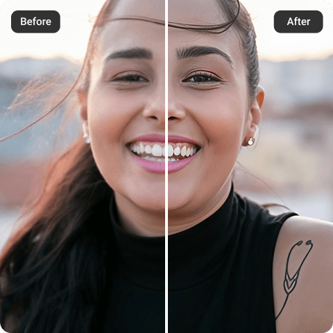 One-Click AI Portrait Enhancer