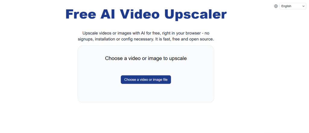 FreeUpscalerVideo