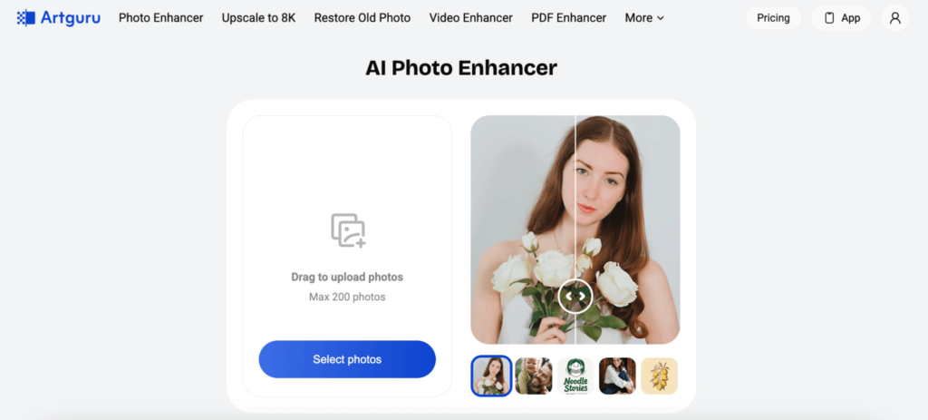 Artguru photo enhancer