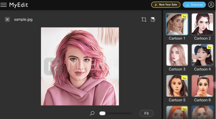 convertir foto en caricatura