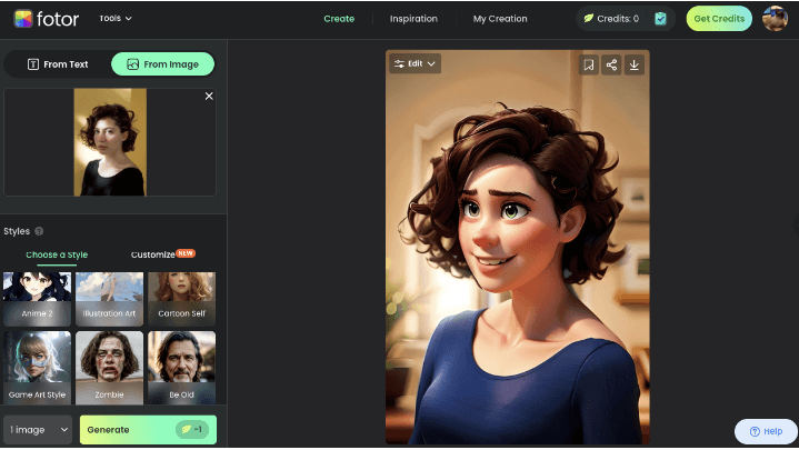 convertir foto en caricatura