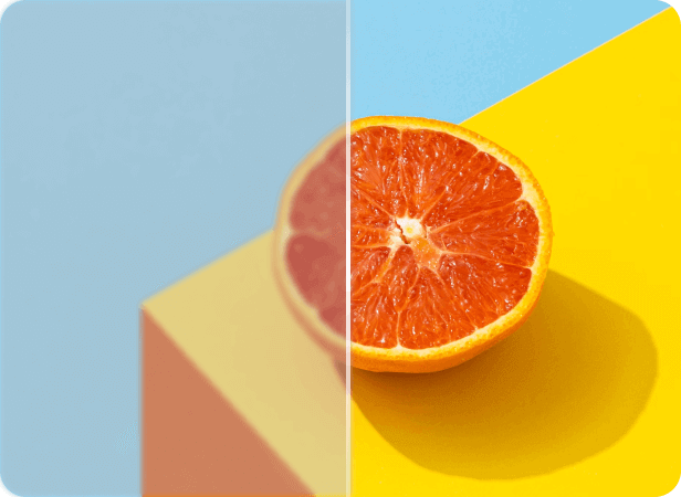 enlarge image with color